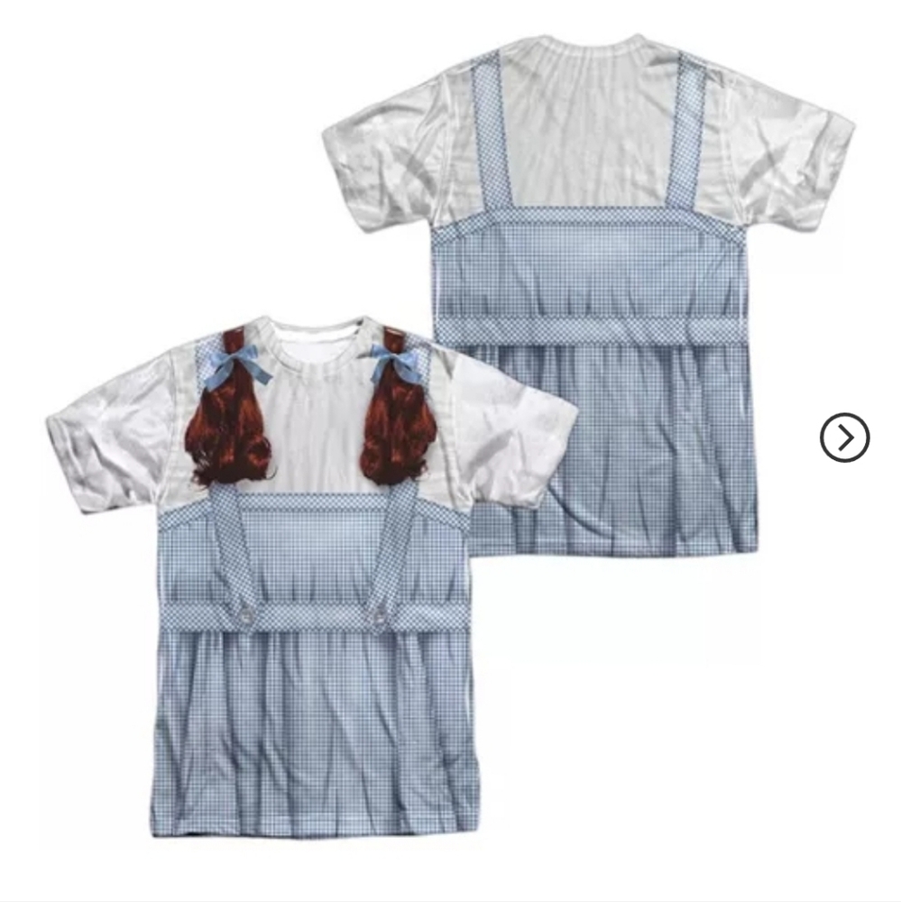 NWT Wizard Of Oz Dorothy T-shirt Costume
